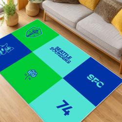 MLS Seattle Sounders Fc Soccer Team Logo Sport Carpet Area Rug Home Decor Gift Idea For Fans SSFC74