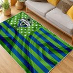 mls seattle sounders fc soccer team logo sport carpet area rug home decor gift idea for fans living room ssfc75