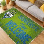 mls seattle sounders fc soccer team logo sport carpet area rug home decor gift idea for fans living room ssfc78