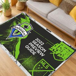 MLS Seattle Sounders Fc Soccer Team Logo Sport Carpet Area Rug Home Decor Gift Idea For Fans SSFC79