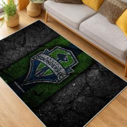 MLS Seattle Sounders Fc Soccer Team Logo Sport Carpet Area Rug Home Decor Gift Idea For Fans SSFC8