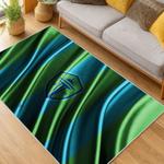 mls seattle sounders fc soccer team logo sport carpet area rug home decor gift idea for fans living room ssfc83