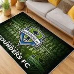 mls seattle sounders fc soccer team logo sport carpet area rug home decor gift idea for fans living room ssfc86