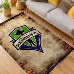 MLS Seattle Sounders Fc Soccer Team Logo Sport Carpet Area Rug Home Decor Gift Idea For Fans SSFC87