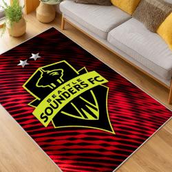 MLS Seattle Sounders Fc Soccer Team Logo Sport Carpet Area Rug Home Decor Gift Idea For Fans SSFC89