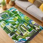 mls seattle sounders fc soccer team logo sport carpet area rug home decor gift idea for fans living room ssfc91