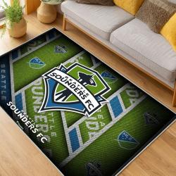 MLS Seattle Sounders Fc Soccer Team Logo Sport Carpet Area Rug Home Decor Gift Idea For Fans SSFC94