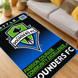 MLS Seattle Sounders Fc Soccer Team Logo Sport Carpet Area Rug Home Decor Gift Idea For Fans SSFC95