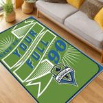 mls seattle sounders fc soccer team logo sport carpet area rug home decor gift idea for fans living room ssfc97