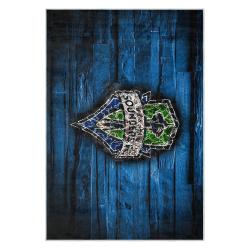 mls seattle sounders fc soccer team logo sport carpet area rug home decor gift idea for fans ssfc101