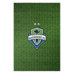 mls seattle sounders fc soccer team logo sport carpet area rug home decor gift idea for fans ssfc105