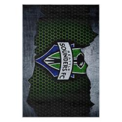 mls seattle sounders fc soccer team logo sport carpet area rug home decor gift idea for fans ssfc107