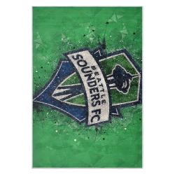 mls seattle sounders fc soccer team logo sport carpet area rug home decor gift idea for fans ssfc11