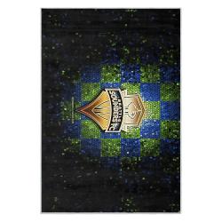 mls seattle sounders fc soccer team logo sport carpet area rug home decor gift idea for fans ssfc2