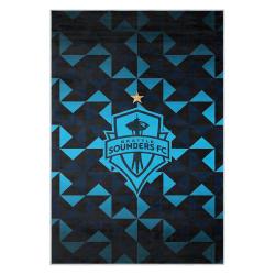 mls seattle sounders fc soccer team logo sport carpet area rug home decor gift idea for fans ssfc21