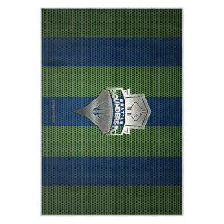 mls seattle sounders fc soccer team logo sport carpet area rug home decor gift idea for fans ssfc30