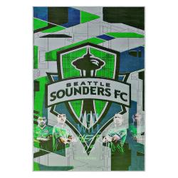 mls seattle sounders fc soccer team logo sport carpet area rug home decor gift idea for fans ssfc42