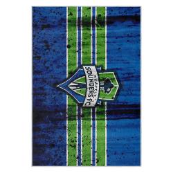 mls seattle sounders fc soccer team logo sport carpet area rug home decor gift idea for fans ssfc45