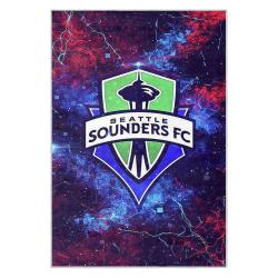 mls seattle sounders fc soccer team logo sport carpet area rug home decor gift idea for fans ssfc5