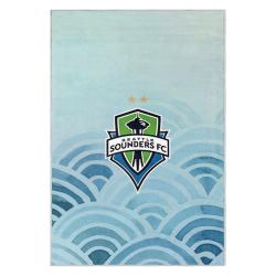 mls seattle sounders fc soccer team logo sport carpet area rug home decor gift idea for fans ssfc55