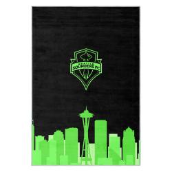 mls seattle sounders fc soccer team logo sport carpet area rug home decor gift idea for fans ssfc61