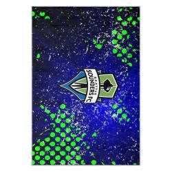 mls seattle sounders fc soccer team logo sport carpet area rug home decor gift idea for fans ssfc68