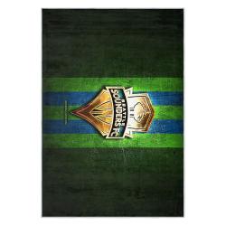mls seattle sounders fc soccer team logo sport carpet area rug home decor gift idea for fans ssfc84