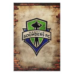mls seattle sounders fc soccer team logo sport carpet area rug home decor gift idea for fans ssfc87