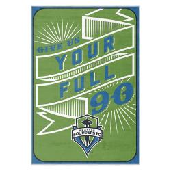 mls seattle sounders fc soccer team logo sport carpet area rug home decor gift idea for fans ssfc97