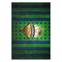 mls seattle sounders fc soccer team logo sport carpet area rug home decor gift idea for fans ssfc99