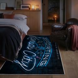 mls sporting kansas city area rug non slip soccer carpet home decor gift idea for fans bedroom skc18