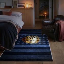mls sporting kansas city area rug non slip soccer carpet home decor gift idea for fans bedroom skc43