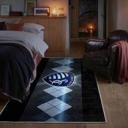 mls sporting kansas city area rug non slip soccer carpet home decor gift idea for fans bedroom skc75