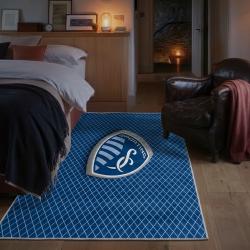 mls sporting kansas city area rug non slip soccer carpet home decor gift idea for fans bedroom skc77