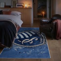 mls sporting kansas city area rug non slip soccer carpet home decor gift idea for fans bedroom skc8