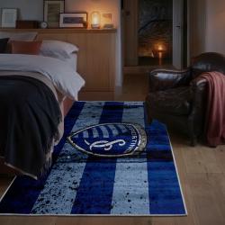 mls sporting kansas city area rug non slip soccer carpet home decor gift idea for fans bedroom skc80