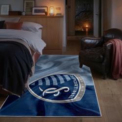 mls sporting kansas city area rug non slip soccer carpet home decor gift idea for fans bedroom skc93