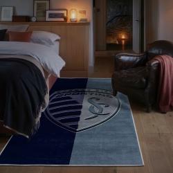 mls sporting kansas city area rug non slip soccer carpet home decor gift idea for fans bedroom skc96