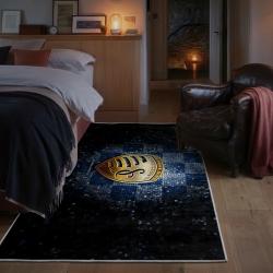 mls sporting kansas city area rug non slip soccer carpet home decor gift idea for fans bedroom skc97