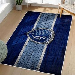MLS Sporting Kansas City Area Rug Non-Slip Soccer Carpet Home Decor Gift Idea For Fans SKC12