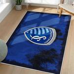 mls sporting kansas city area rug non slip soccer carpet home decor gift idea for fans living room skc25