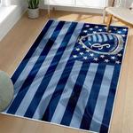 mls sporting kansas city area rug non slip soccer carpet home decor gift idea for fans living room skc40