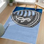 mls sporting kansas city area rug non slip soccer carpet home decor gift idea for fans living room skc42