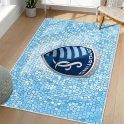 MLS Sporting Kansas City Area Rug Non-Slip Soccer Carpet Home Decor Gift Idea For Fans SKC45