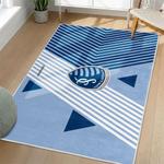 mls sporting kansas city area rug non slip soccer carpet home decor gift idea for fans living room skc69