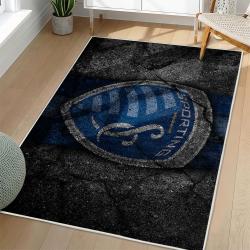 MLS Sporting Kansas City Area Rug Non-Slip Soccer Carpet Home Decor Gift Idea For Fans SKC7