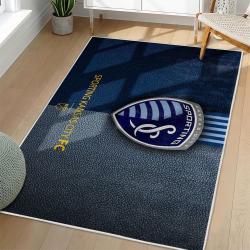 MLS Sporting Kansas City Area Rug Non-Slip Soccer Carpet Home Decor Gift Idea For Fans SKC70