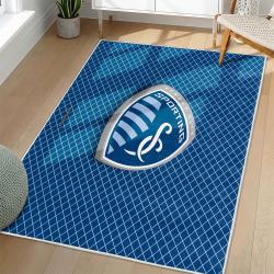 MLS Sporting Kansas City Area Rug Non-Slip Soccer Carpet Home Decor Gift Idea For Fans SKC77