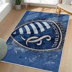 mls sporting kansas city area rug non slip soccer carpet home decor gift idea for fans living room skc8