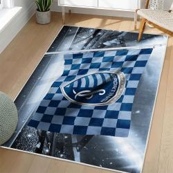 MLS Sporting Kansas City Area Rug Non-Slip Soccer Carpet Home Decor Gift Idea For Fans SKC81